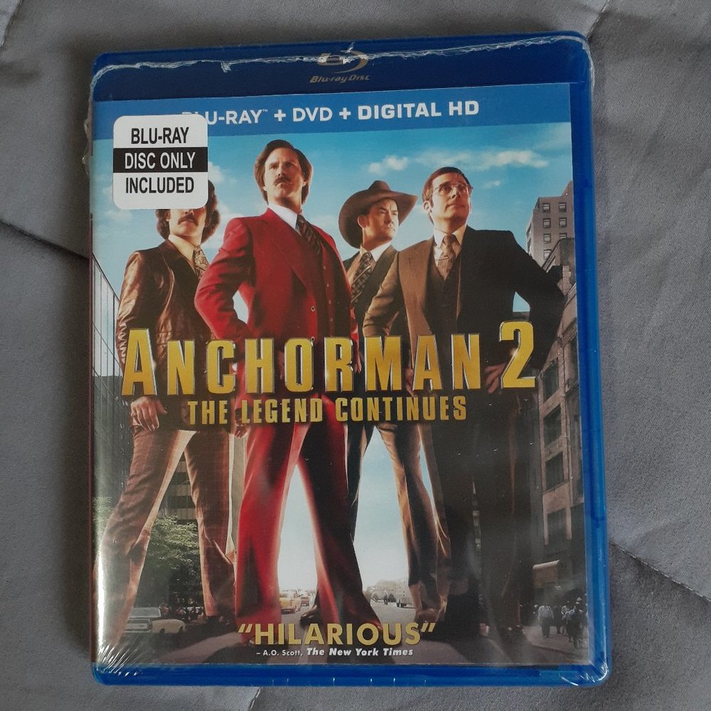 Anchorman 2: The Legend Continues (Blu-ray, 2013)